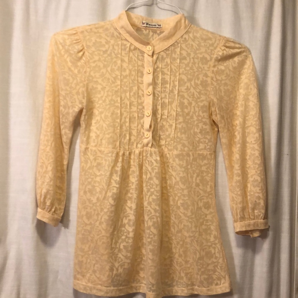 Yellow burnout top